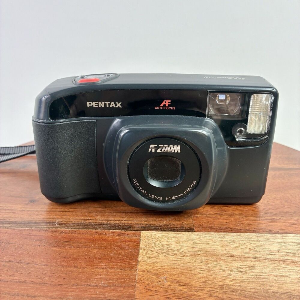 Pentax IQZoom 60 35mm Film Camera Autofocus Zoom Point & Shoot Untested *READ*